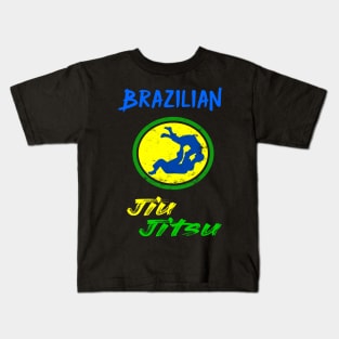 Brazilian Jiu Jitsu bjj grappling gift Kids T-Shirt